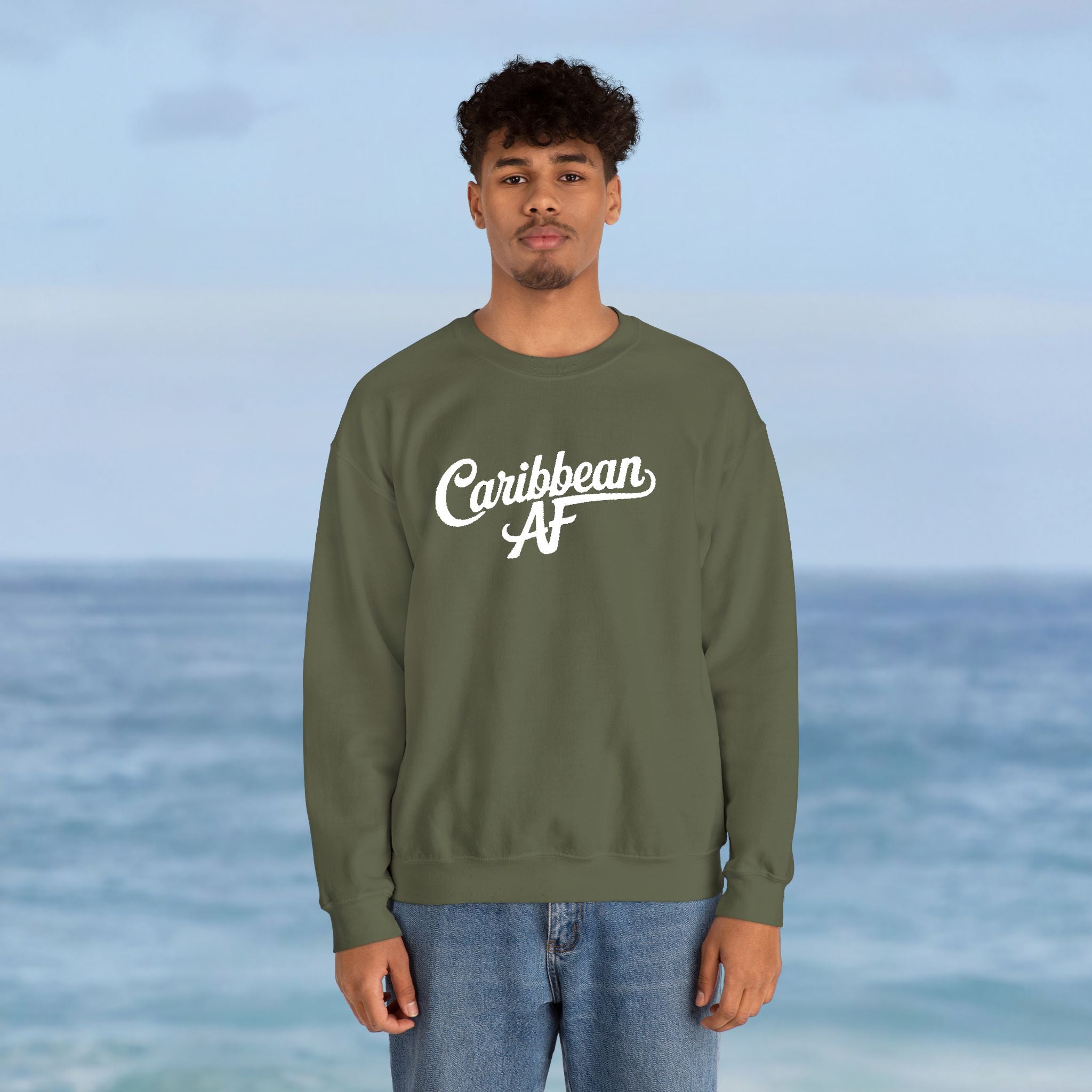 Caribbean AF Embroidery Sweatshirt