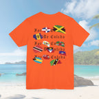 For The Culture Caribbean Flags Unisex T-Shirt - Irie Blues Boutique