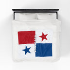 Panama Flag Velveteen Plush Blanket - Irie Blues Boutique