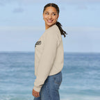 Caribbean AF White Embroidery Sweatshirt - Irie Blues Boutique