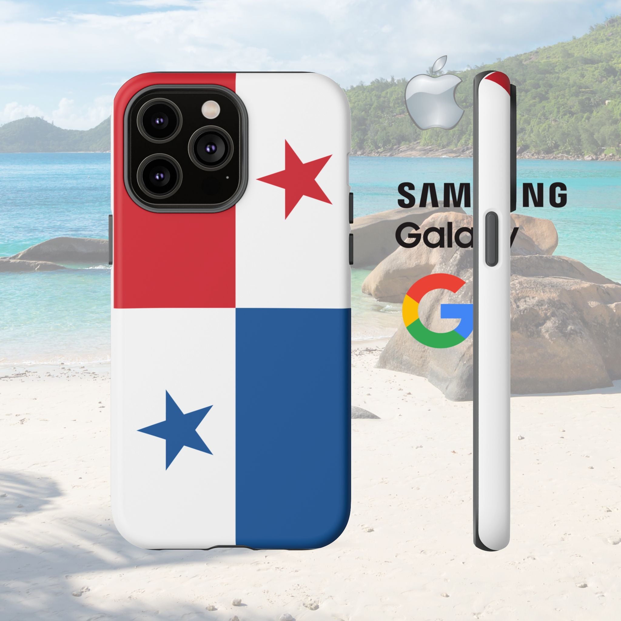Panama Flag Tough Phone Case - Irie Blues Boutique