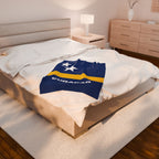 Curacao Flag Velveteen Plush Blanket