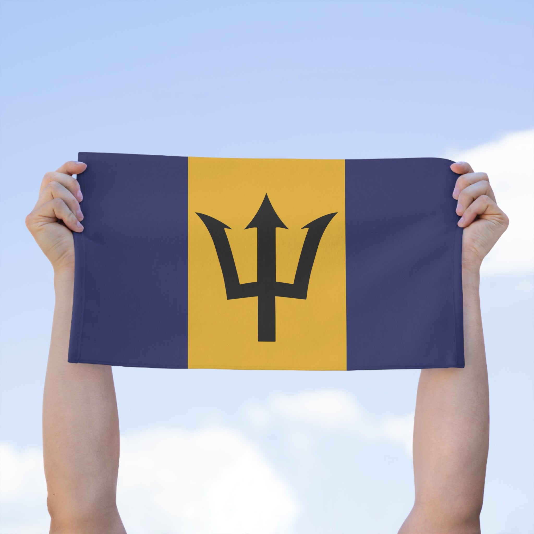 Barbados Flag Rally Towel - Irie Blues Boutique