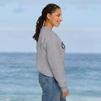 Caribbean AF White Embroidery Sweatshirt - Irie Blues Boutique