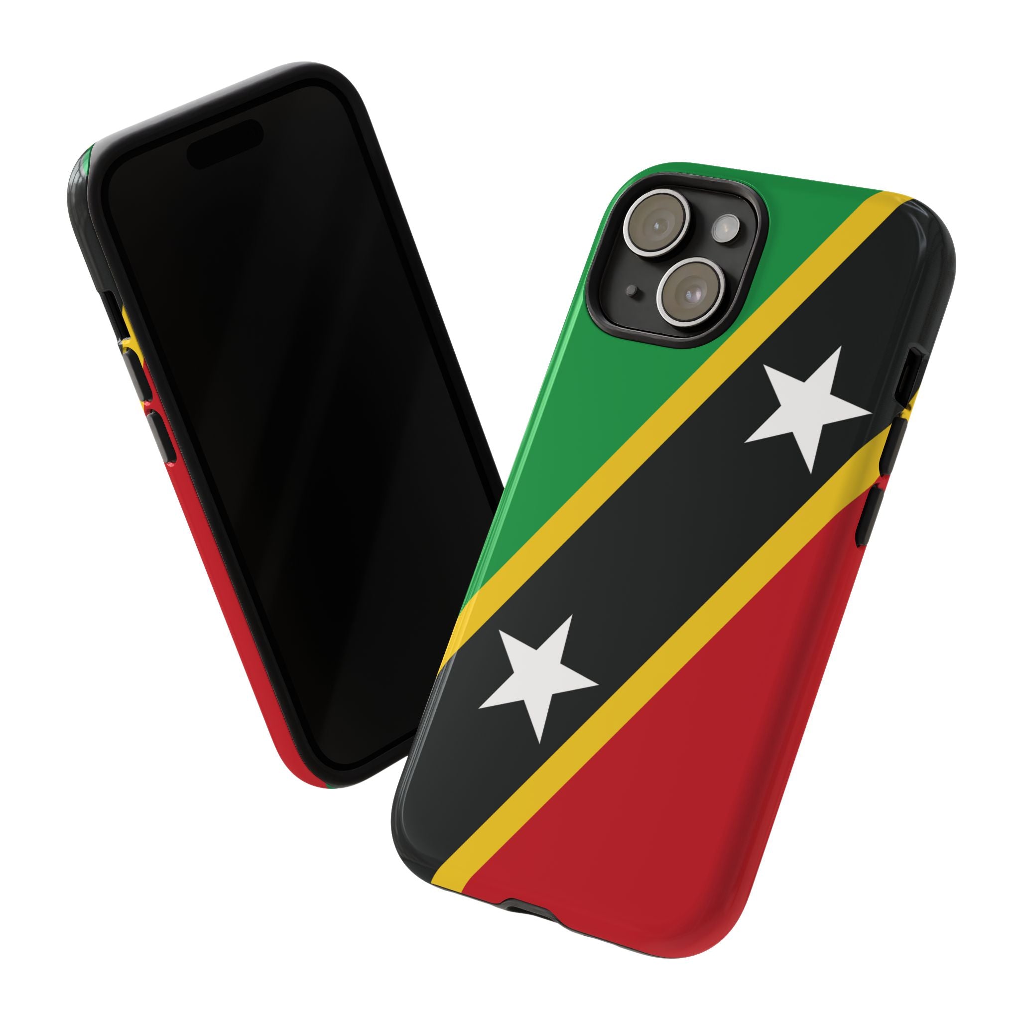 Saint Kitts and Nevis Flag Tough Phone Case -USVI Protective Phone Cover, Caribbean Flag Design, Flag Lover Gift, Island Phone Accessories, - Irie Blues Boutique
