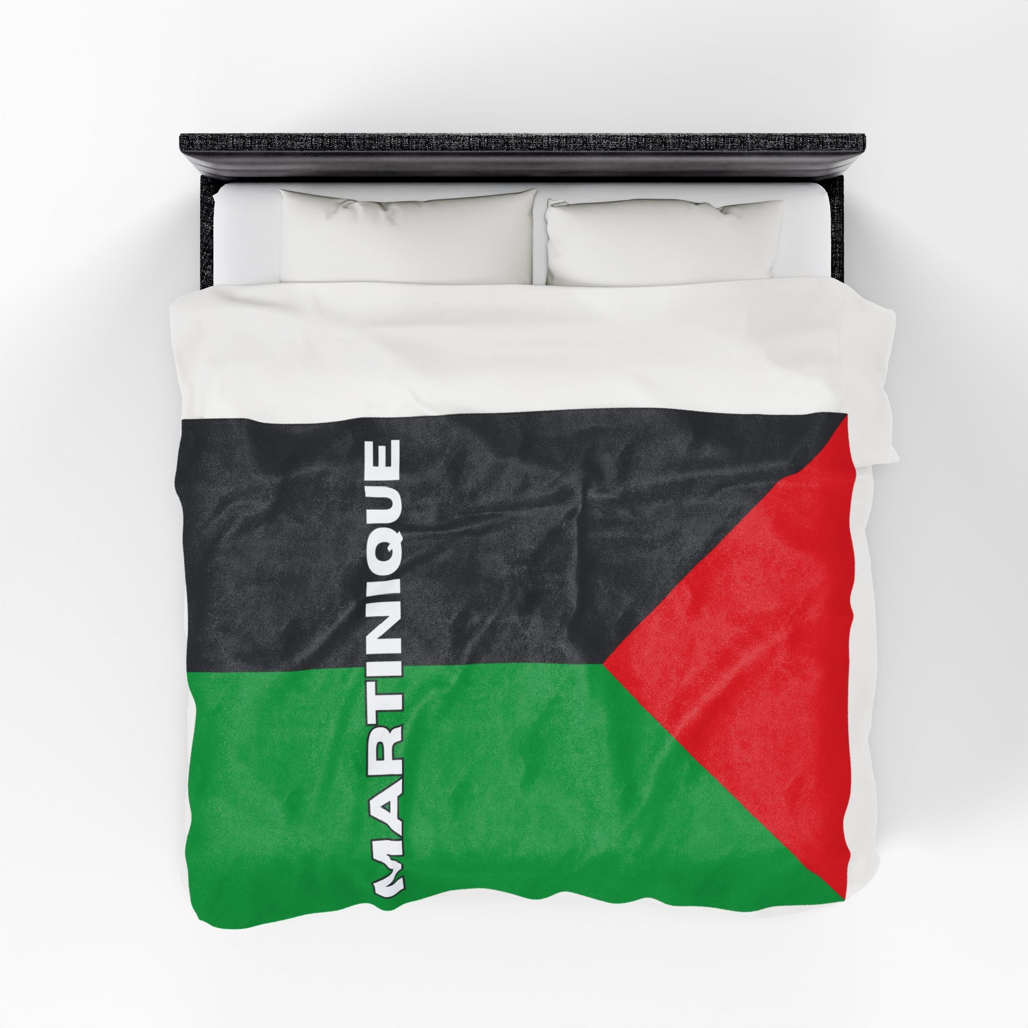 Martinique Flag Velveteen Plush Blanket - Irie Blues Boutique