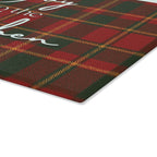 Joyful Holiday Glass Cutting Board