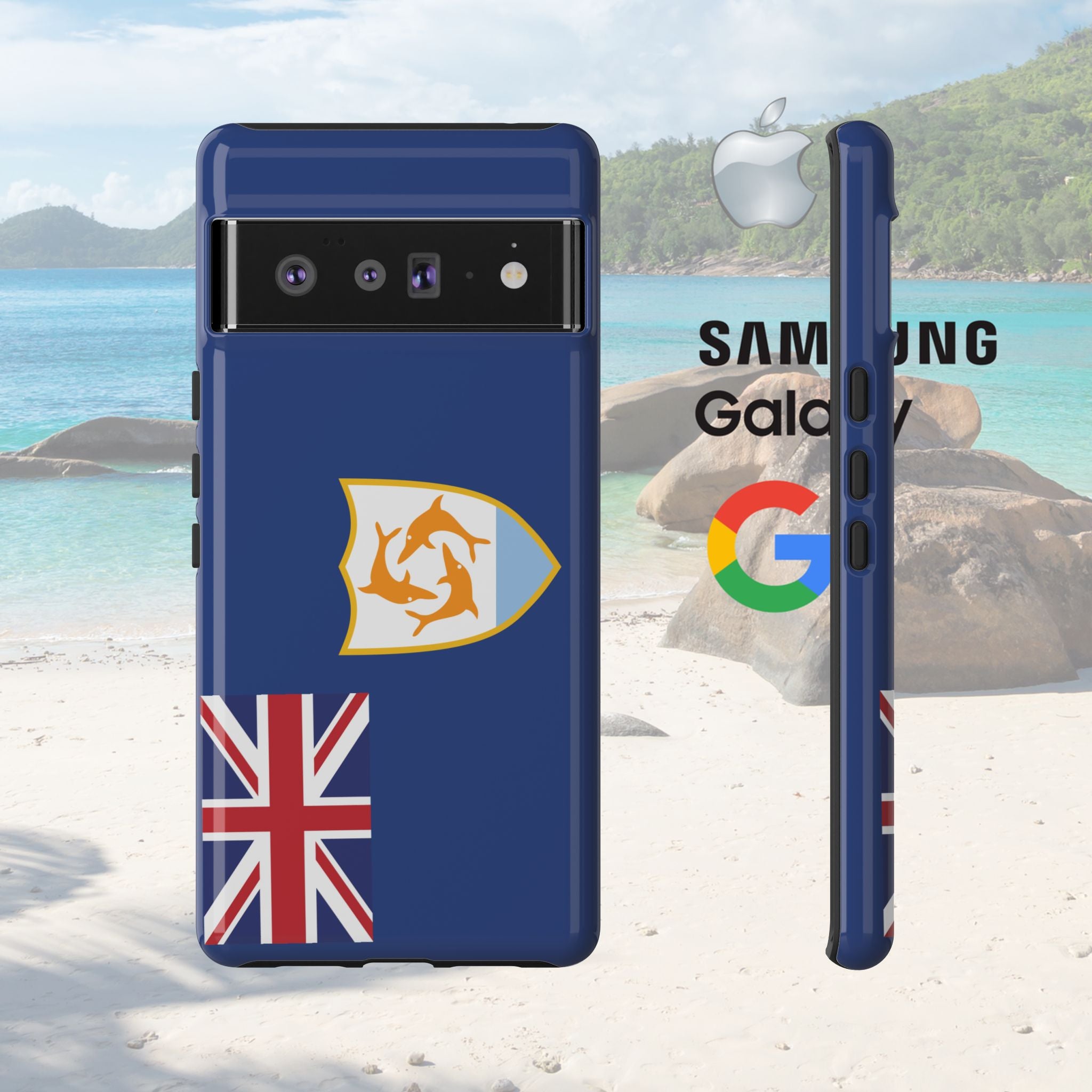 Anguilla Flag Tough Phone Case