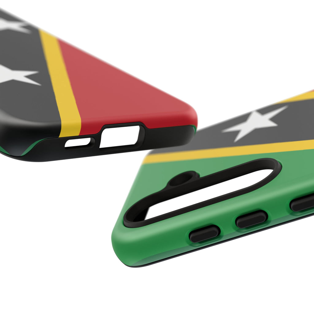 Saint Kitts and Nevis Flag Tough Phone Case -USVI Protective Phone Cover, Caribbean Flag Design, Flag Lover Gift, Island Phone Accessories, - Irie Blues Boutique