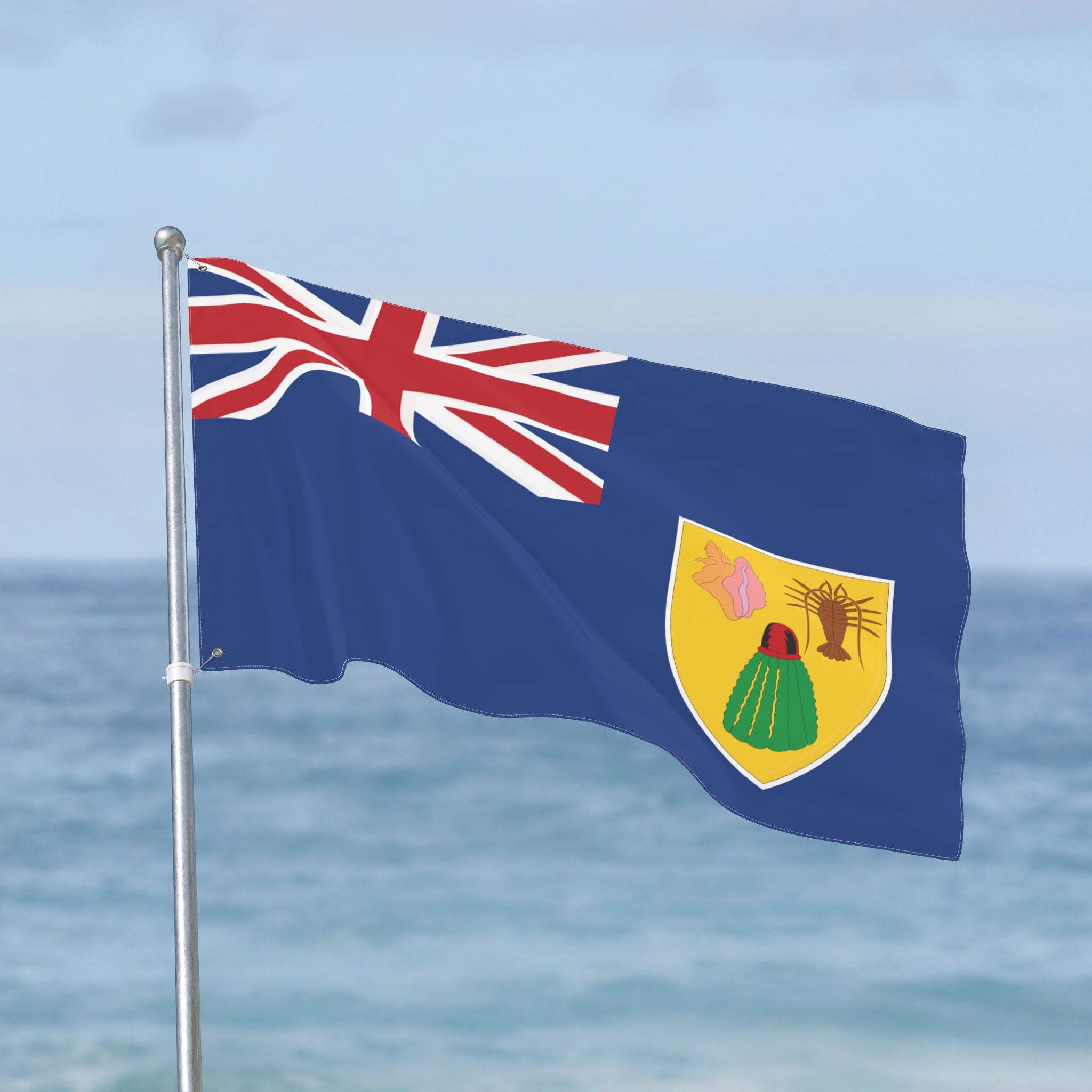Turks & Caicos Flag Double Sided Flag