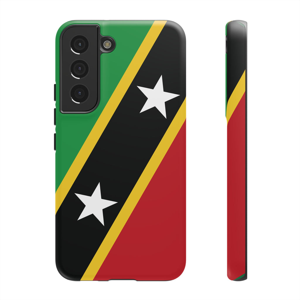 Saint Kitts and Nevis Flag Tough Phone Case - Irie Blues Boutique