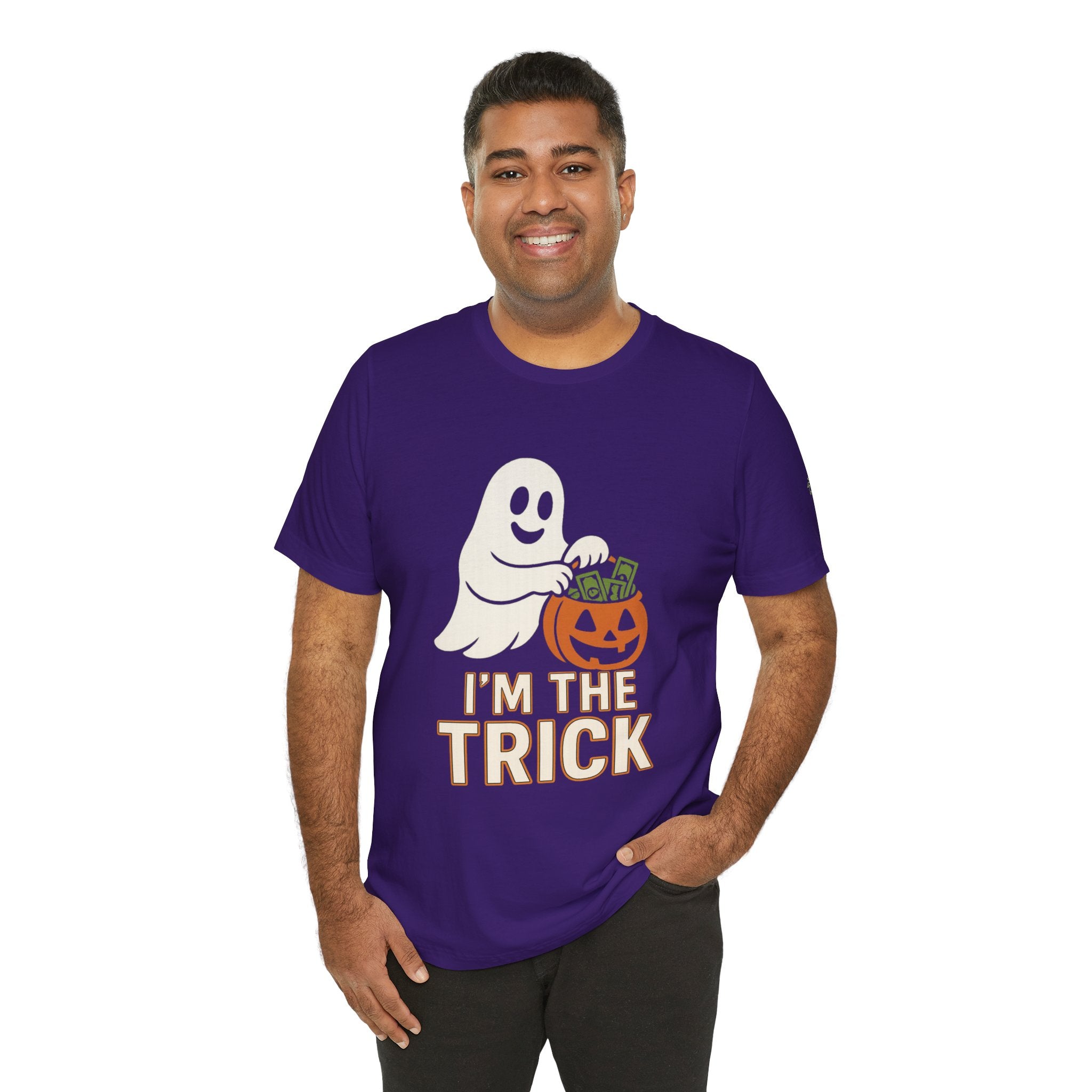 I'm The Trick Halloween Ghost Trick Tee - Irie Blues Boutique