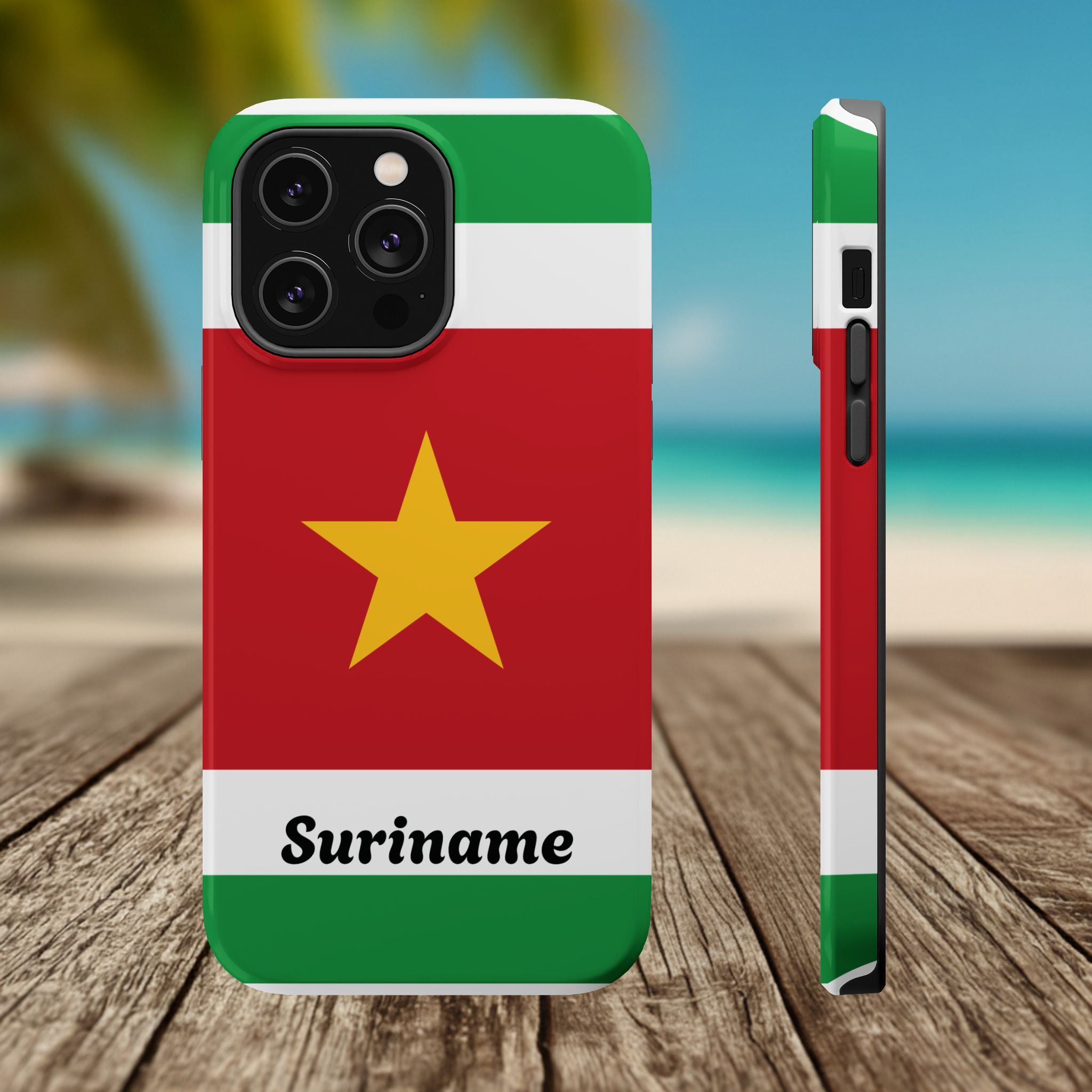 Suriname Flag Magnetic Case - Irie Blues Boutique