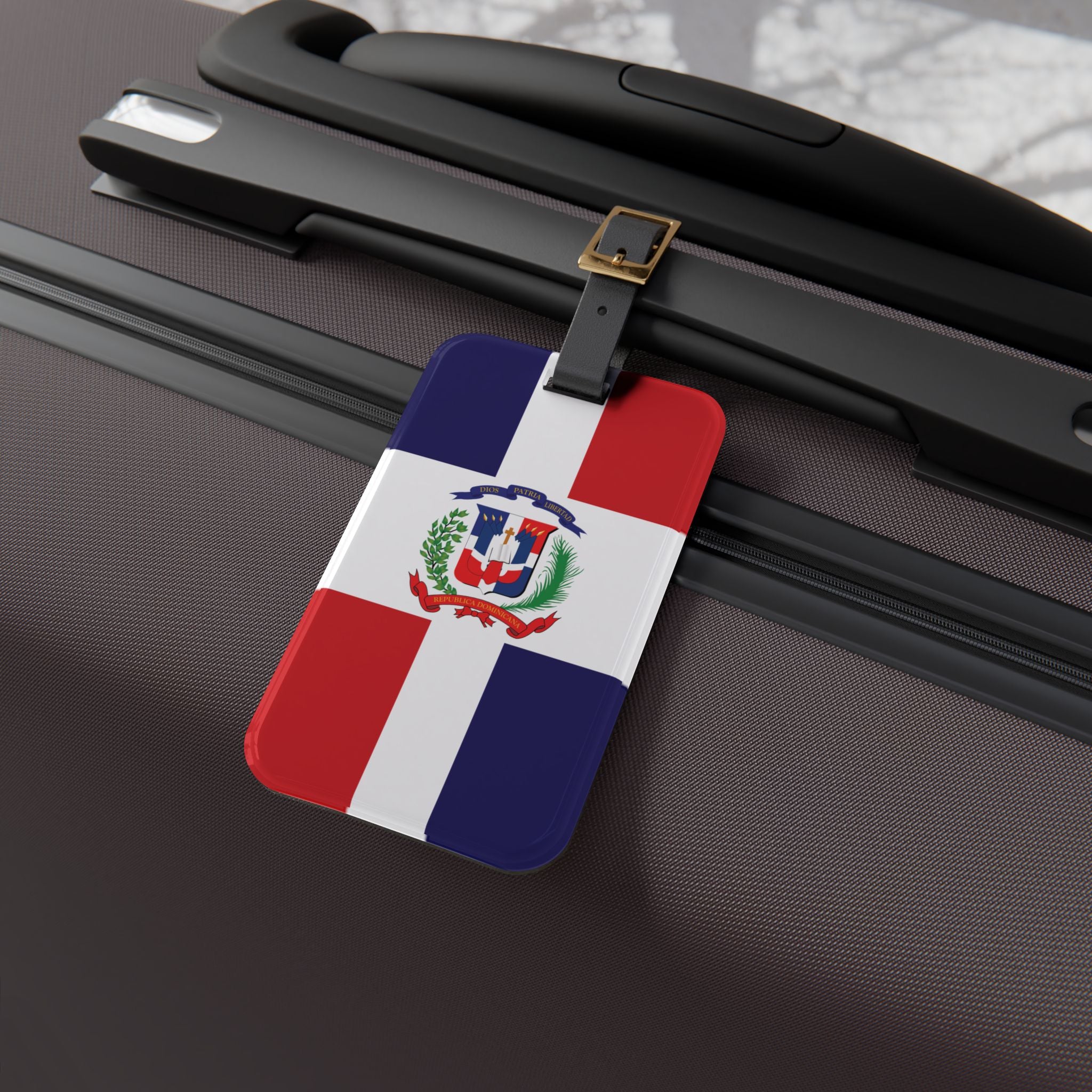 Dominican Republic Flag Luggage Tag