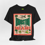 Kingston to Miami Vintage Travel T-Shirt - Irie Blues Boutique