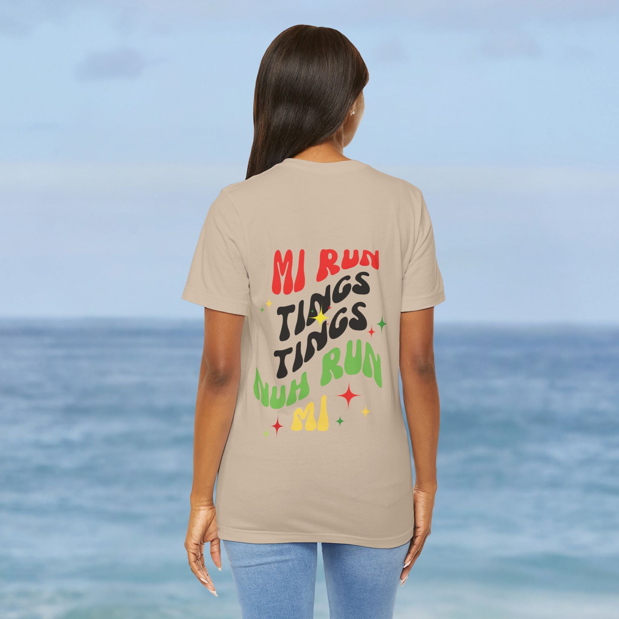 Daily Affirmation Mi Run Tings Caribbean Phrase T-Shirt - Irie Blues Boutique