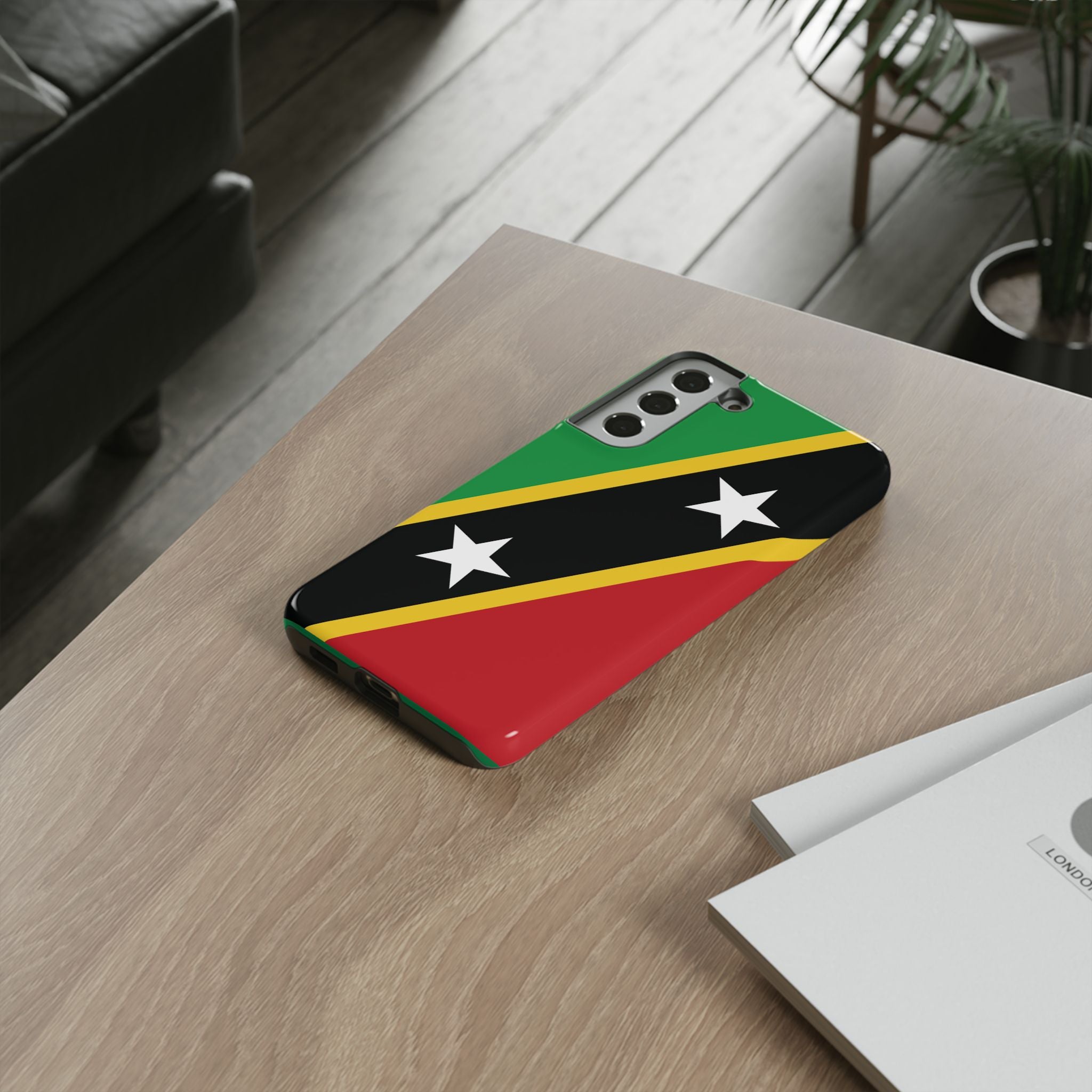 Saint Kitts and Nevis Flag Tough Phone Case