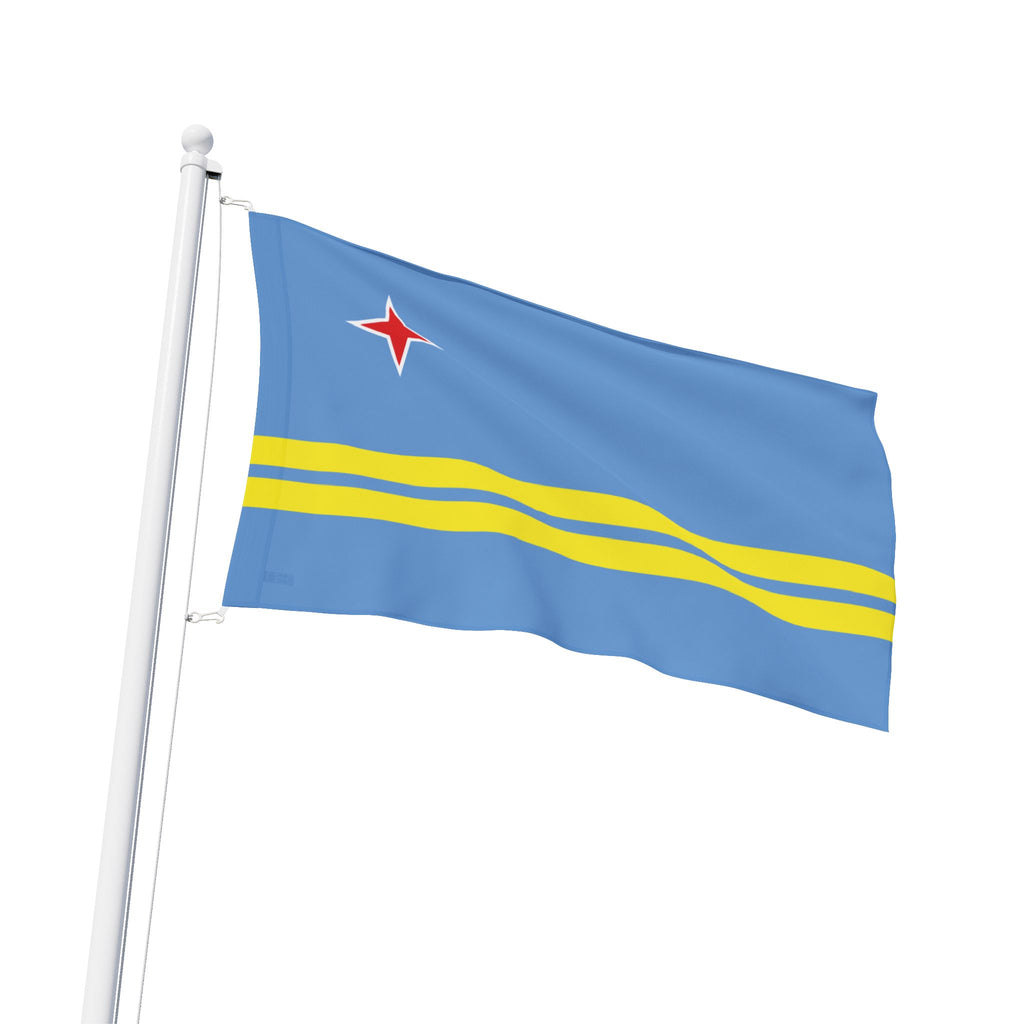 Aruba Flag Wall Art - Irie Blues Boutique