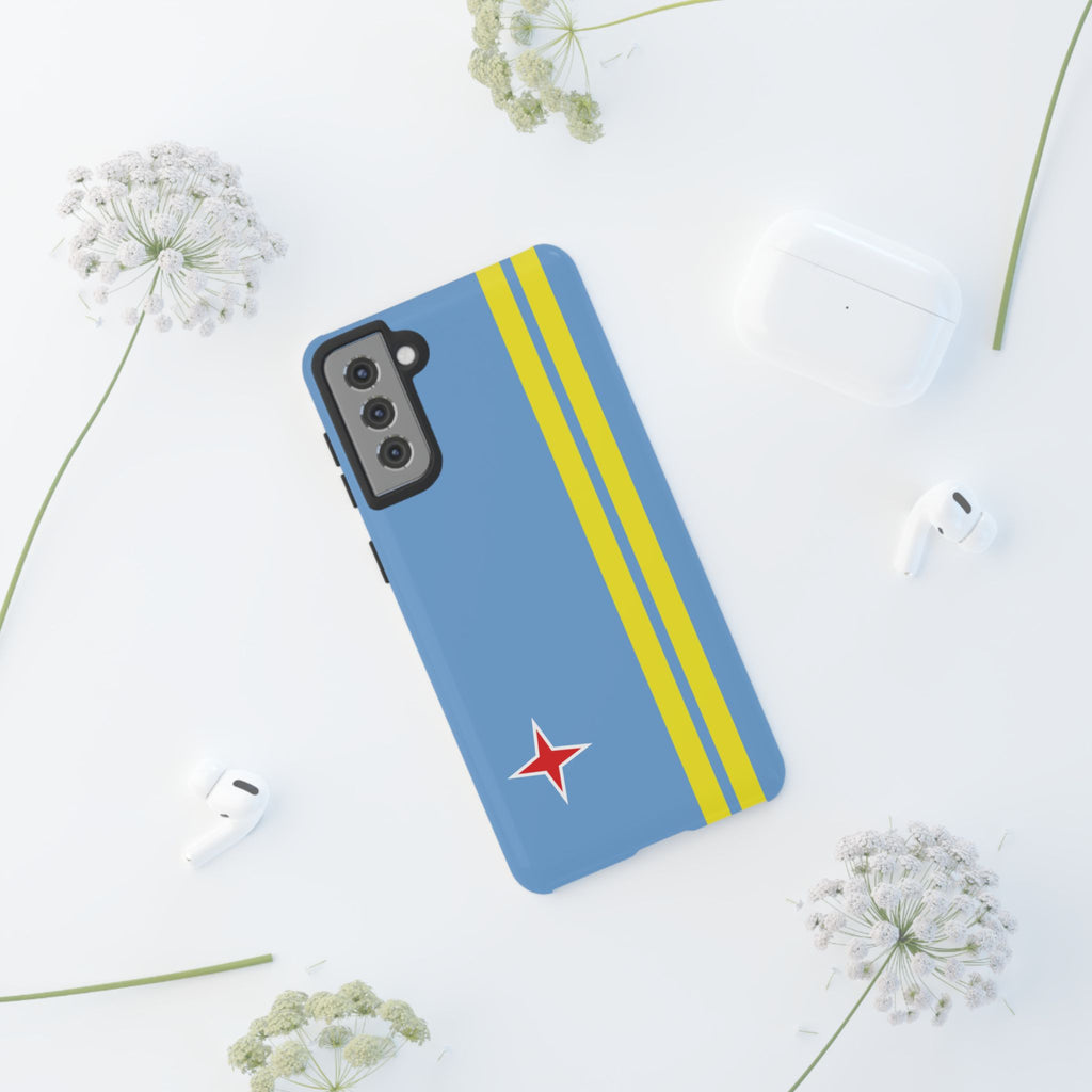 Aruba Flag Tough Phone Case - Irie Blues Boutique