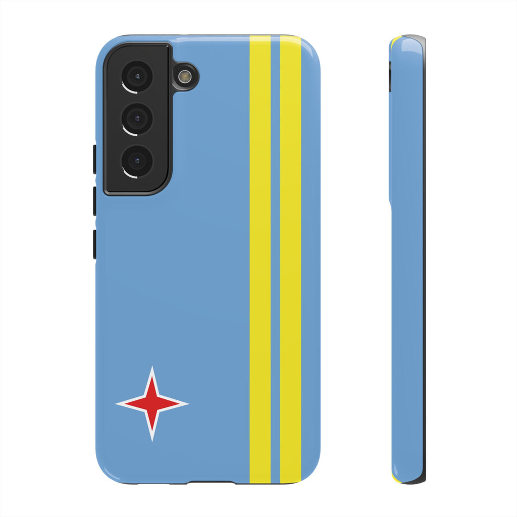 Aruba Flag Tough Phone Case - Irie Blues Boutique
