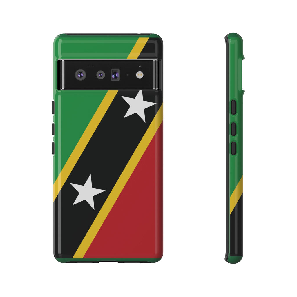Saint Kitts and Nevis Flag Tough Phone Case - Irie Blues Boutique