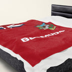 Bermuda Flag Velveteen Plush Blanket