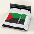 Martinique Flag Velveteen Plush Blanket - Irie Blues Boutique