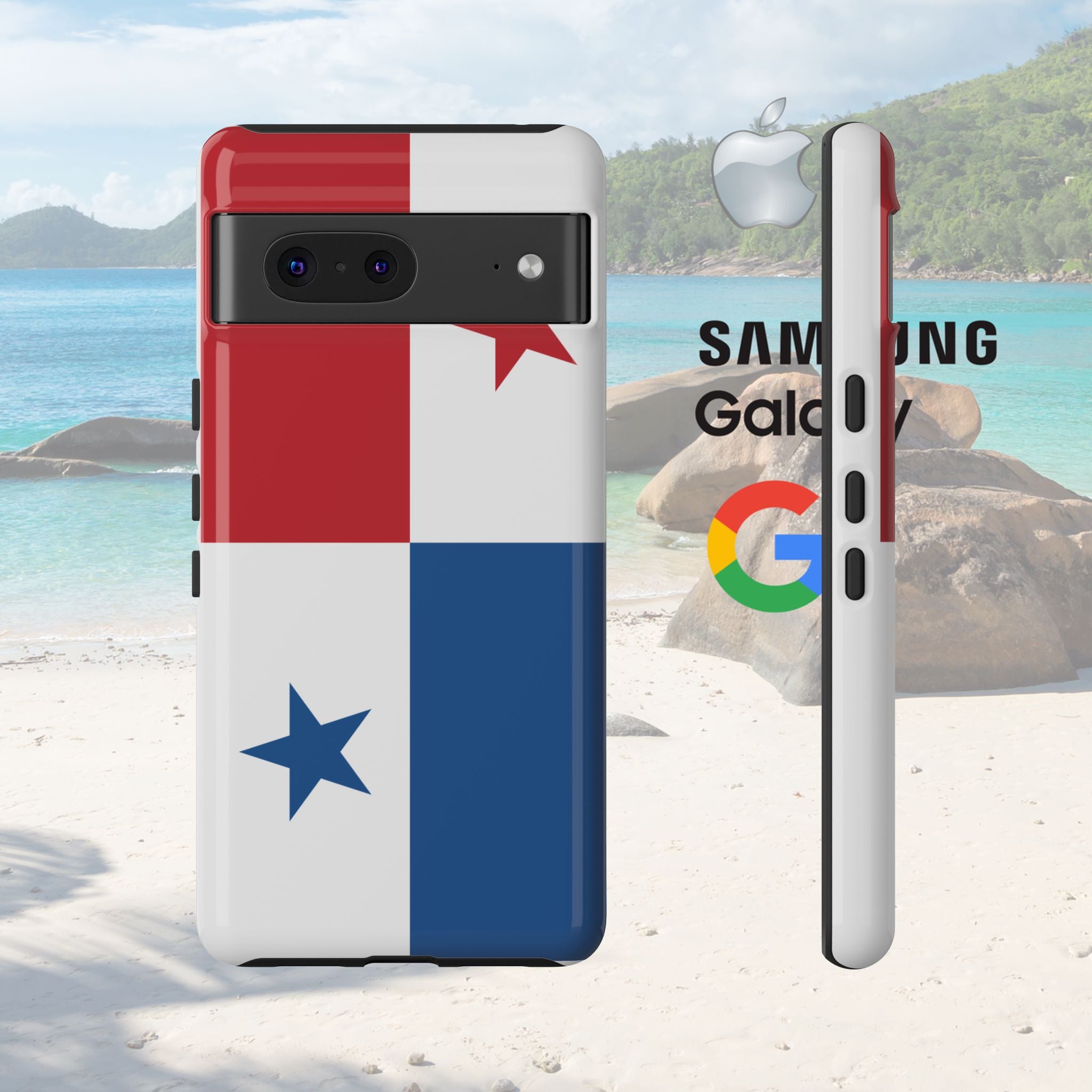 Panama Flag Tough Phone Case - Irie Blues Boutique