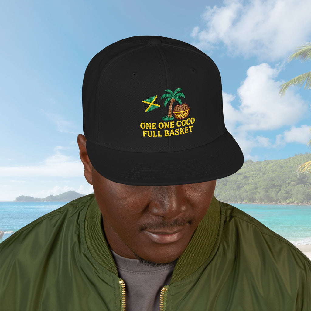 One One Coco Full Basket Embroidery Hat - Irie Blues Boutique