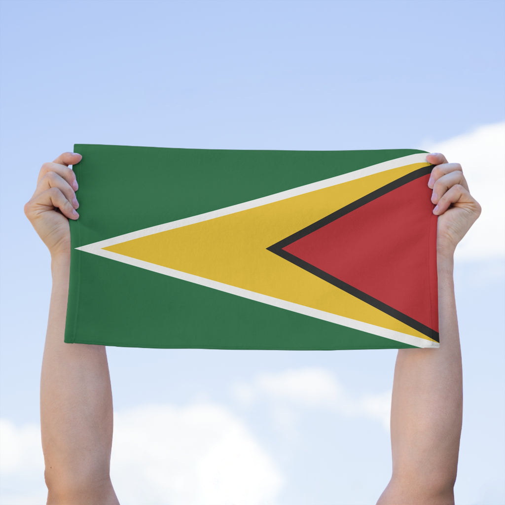 Guyana Flag Rally Towel - Irie Blues Boutique