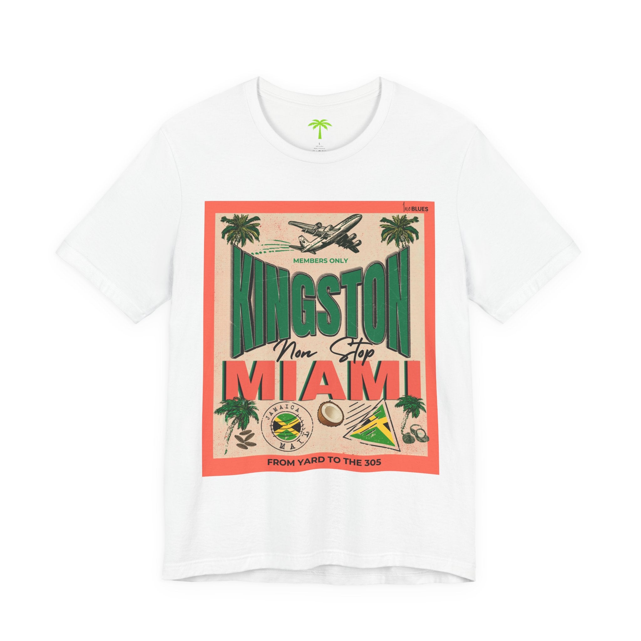 Kingston to Miami Vintage Travel T-Shirt - Irie Blues Boutique