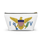 US Virgin Islands Accessory Pouch with T-Bottom