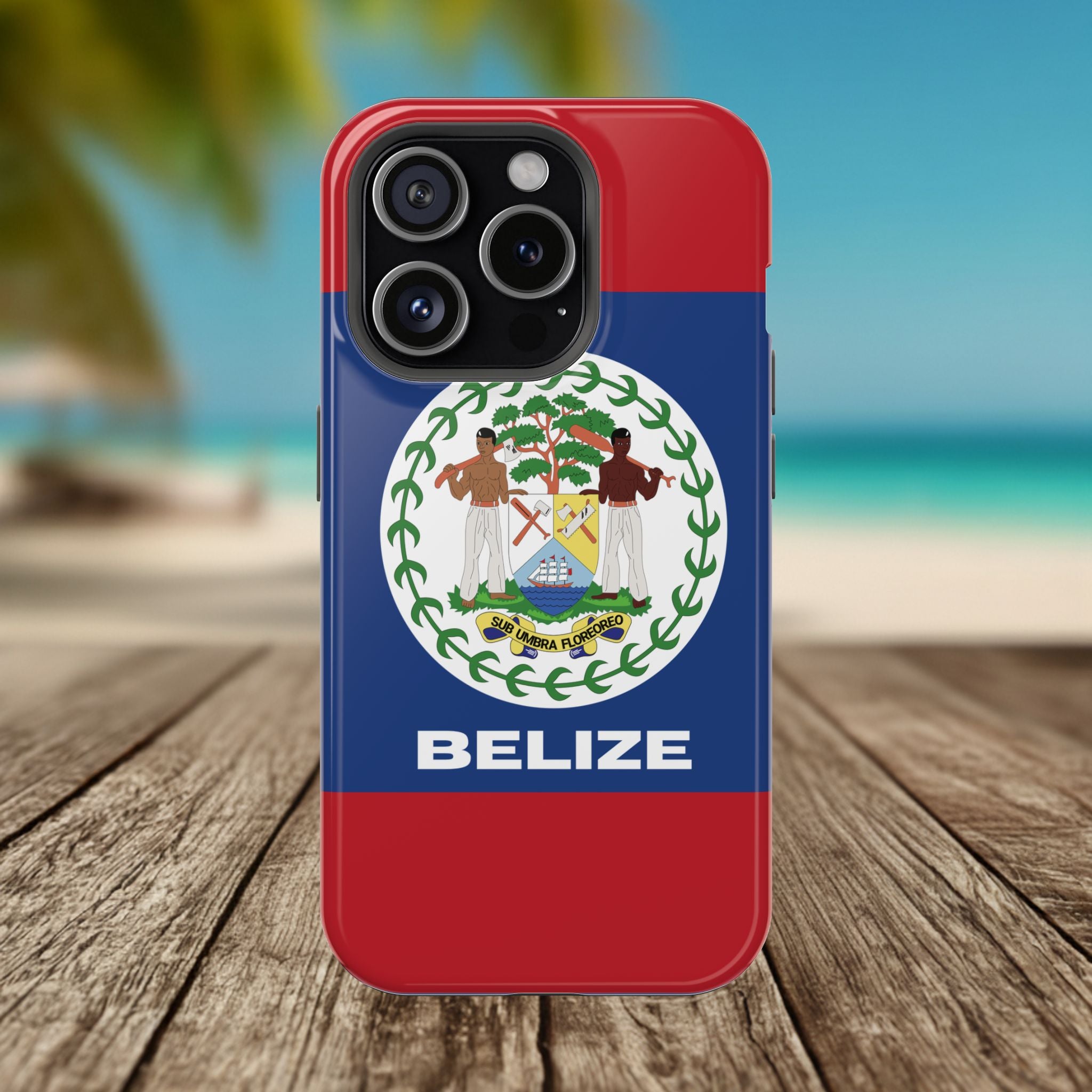 Belize Flag Magnetic Case - Irie Blues Boutique