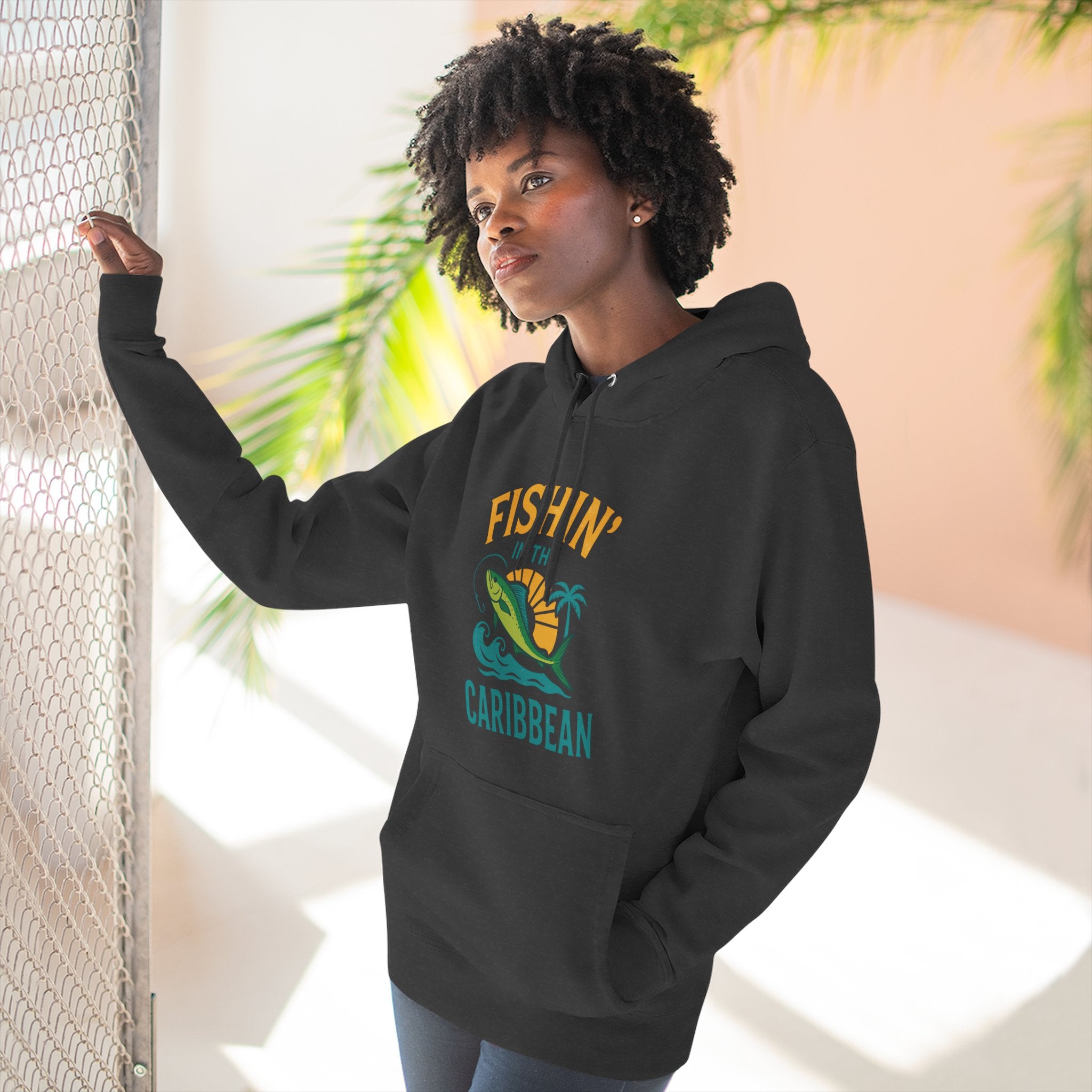 Caribbean Fishing Hoodie - Irie Blues Boutique