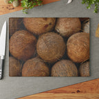 Coconuts Glass Cutting Board