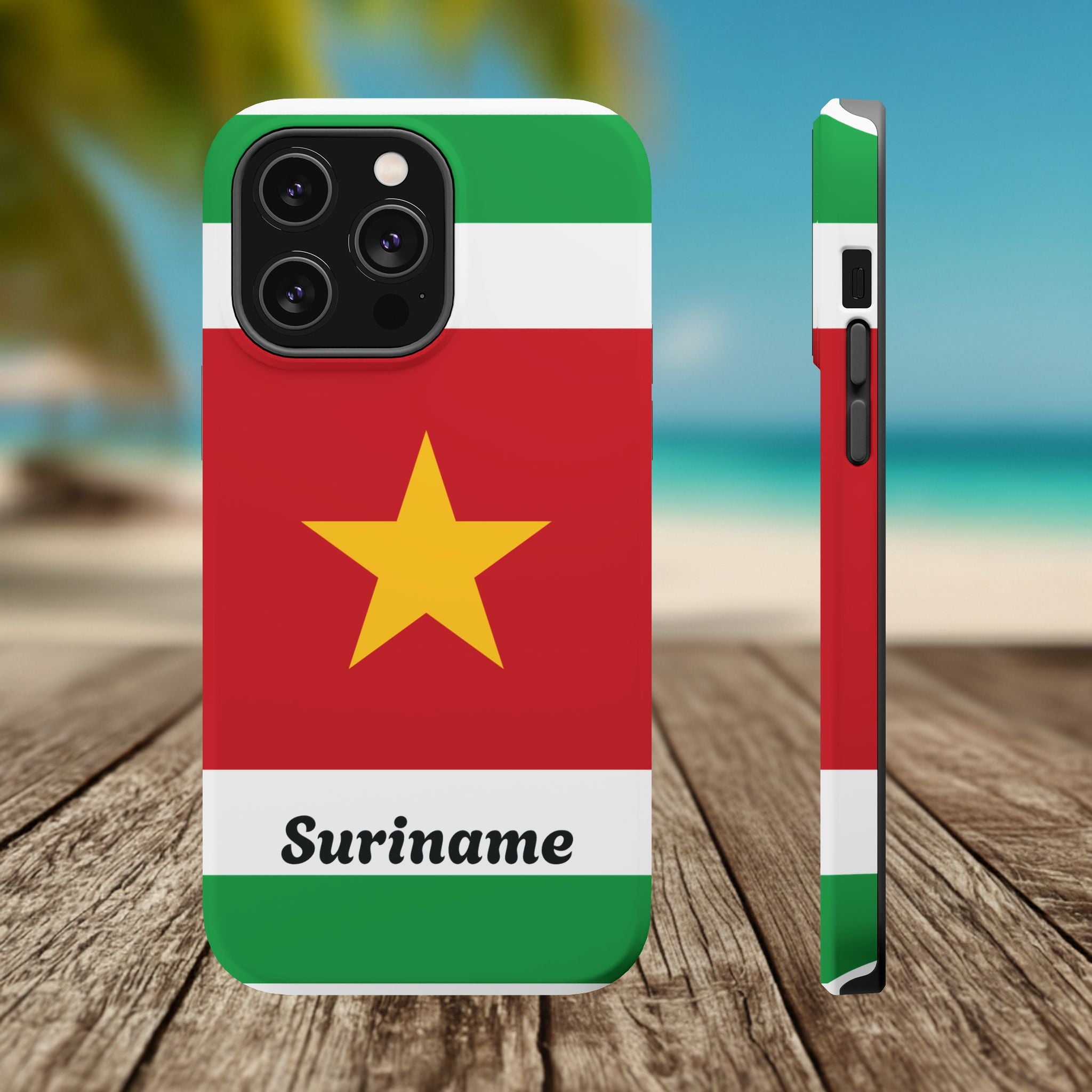Suriname Flag Magnetic Case - Irie Blues Boutique