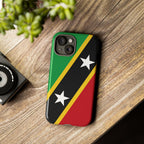 Saint Kitts and Nevis Flag Tough Phone Case