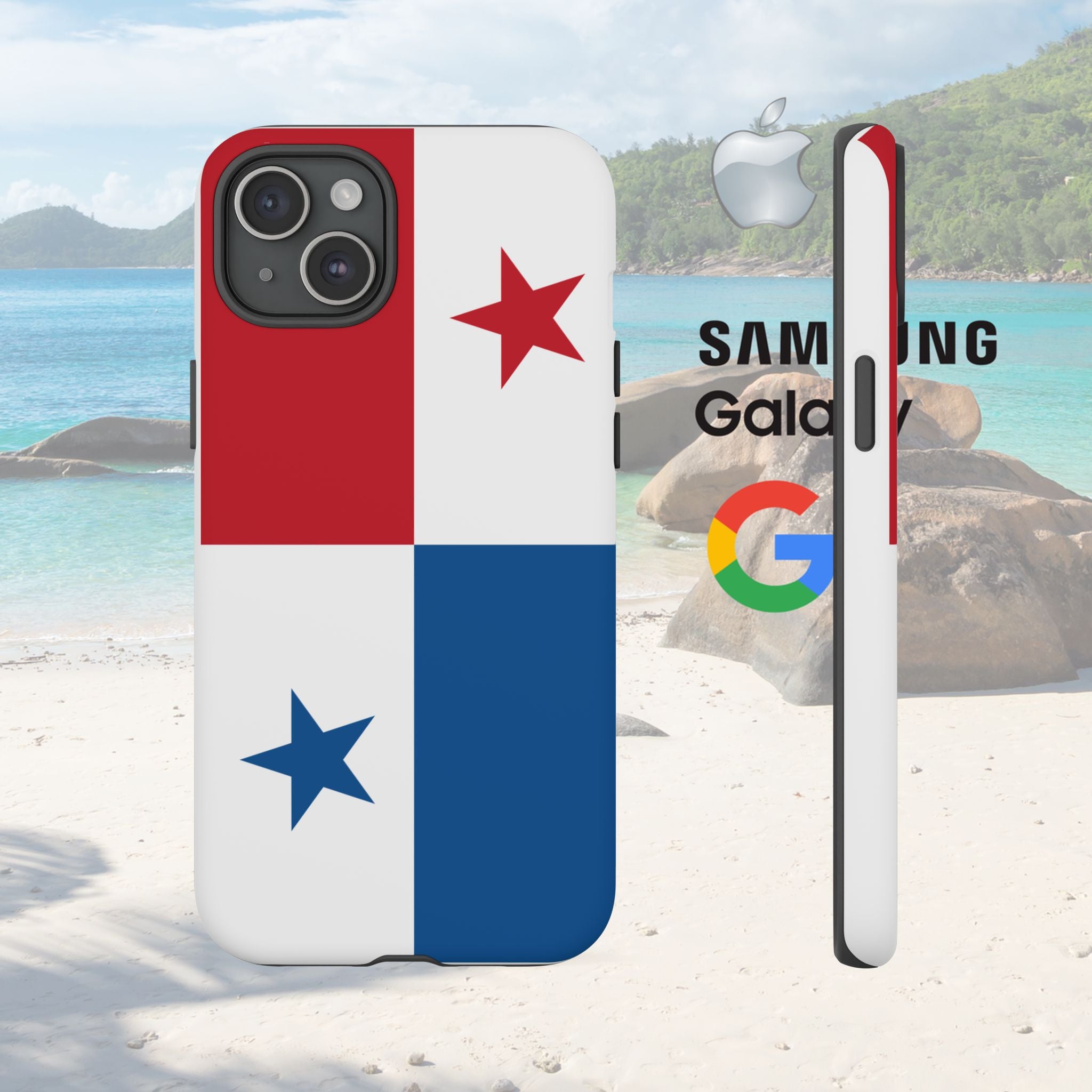 Panama Flag Tough Phone Case - Irie Blues Boutique
