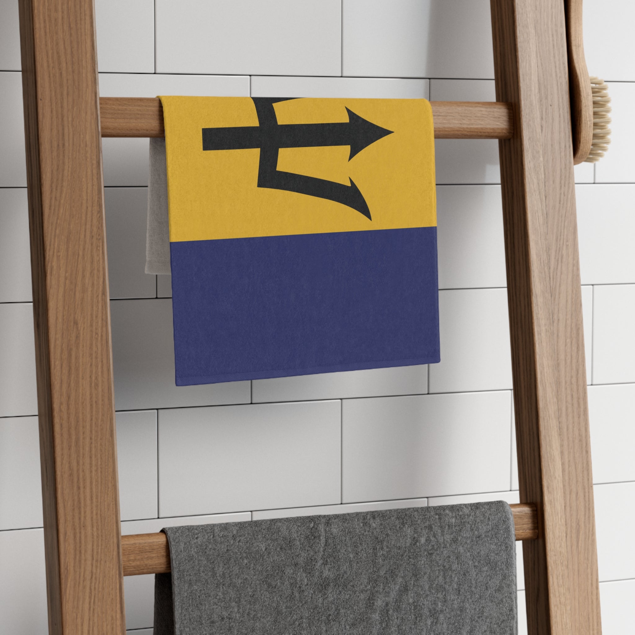 Barbados Flag Rally Towel - Irie Blues Boutique