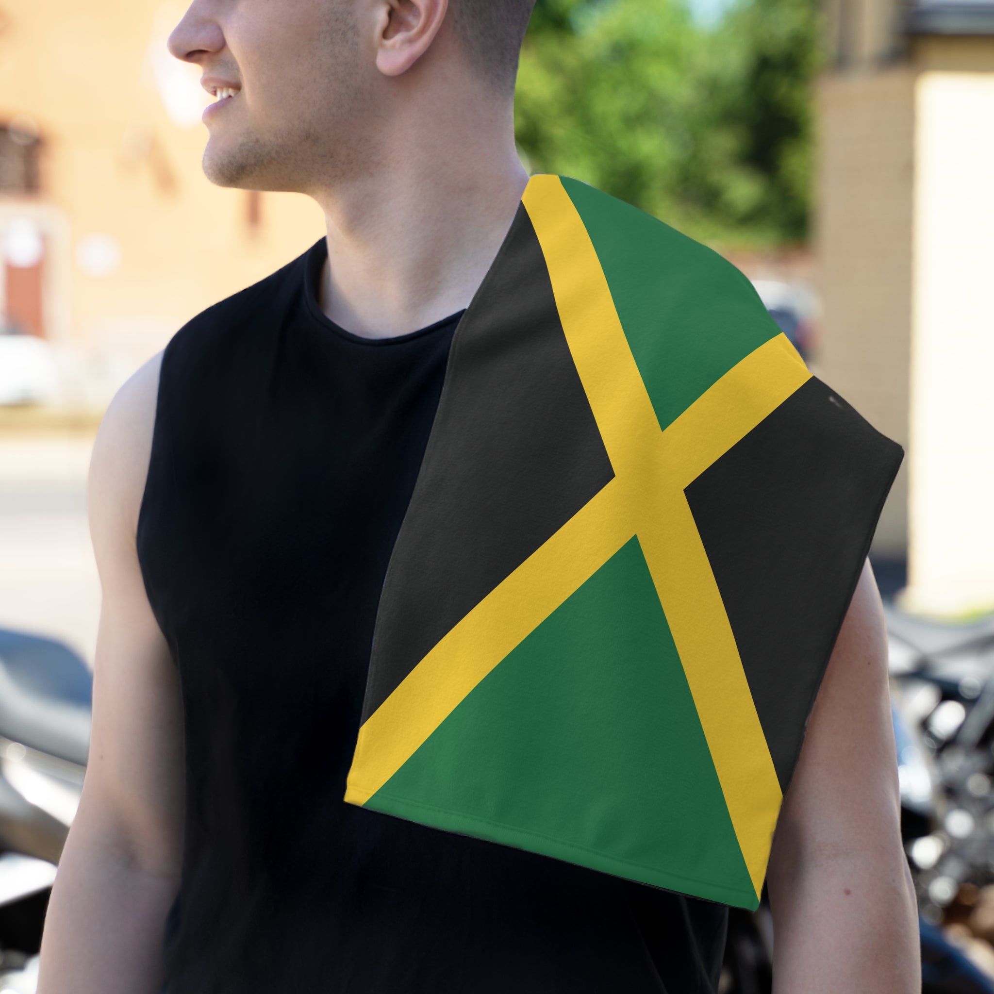 Jamaica Flag Rally Towel - Irie Blues Boutique