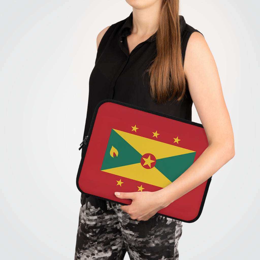 Grenada Flag Laptop Sleeve Case - Irie Blues Boutique