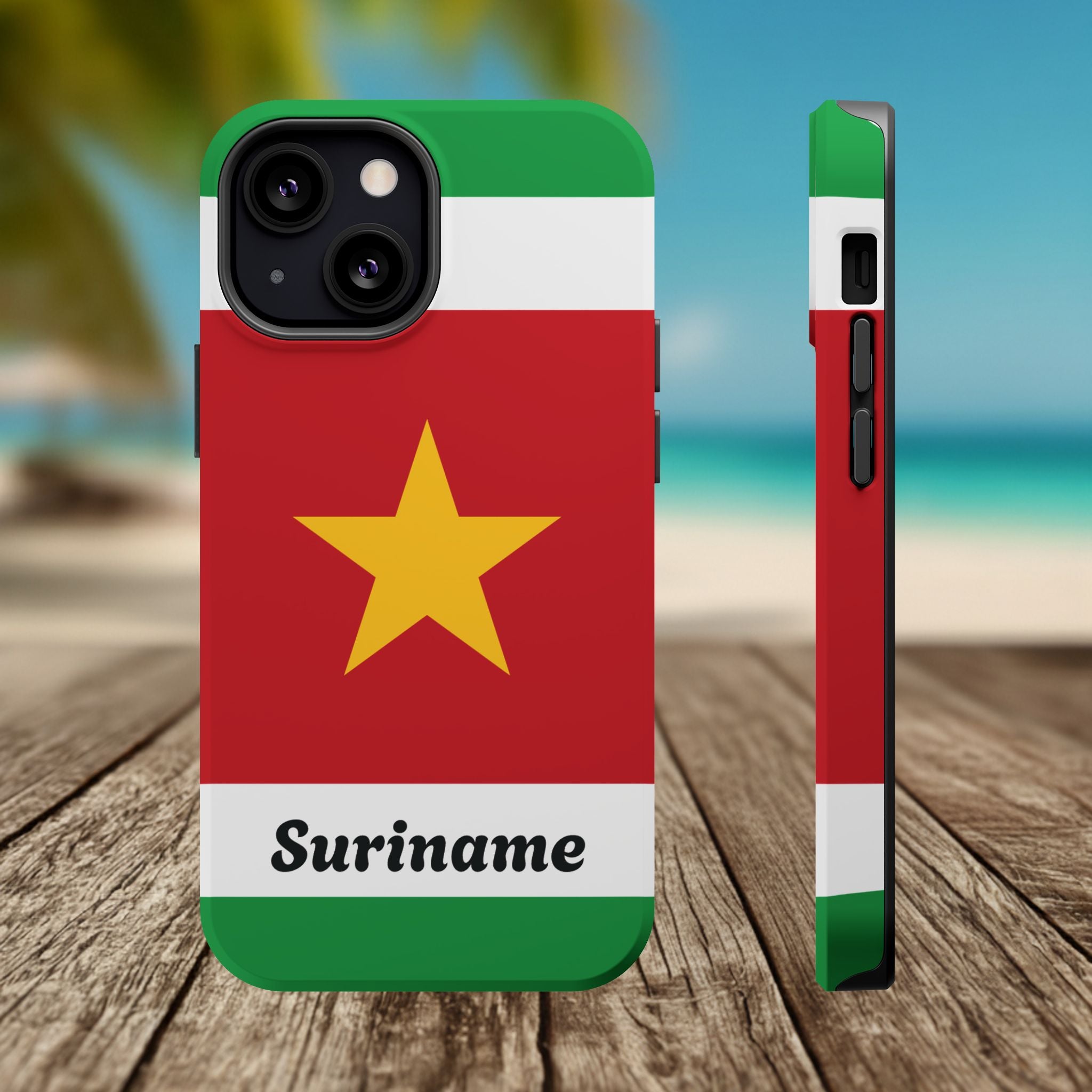 Suriname Flag Magnetic Case - Irie Blues Boutique
