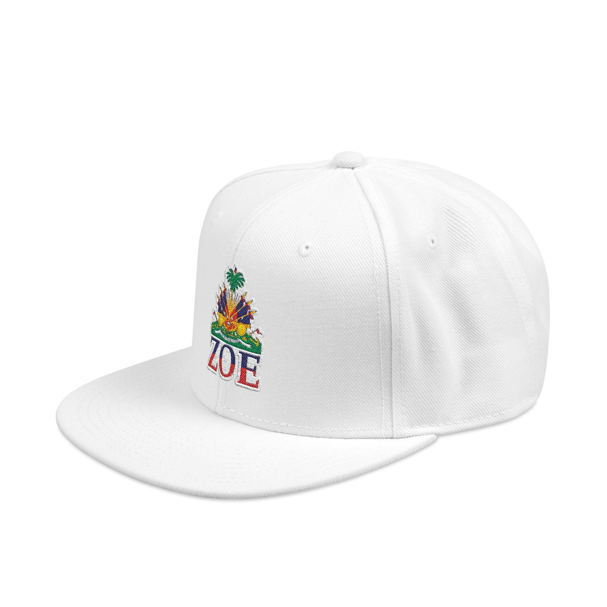 Haiti Zoe Embroidered Snapback Hat