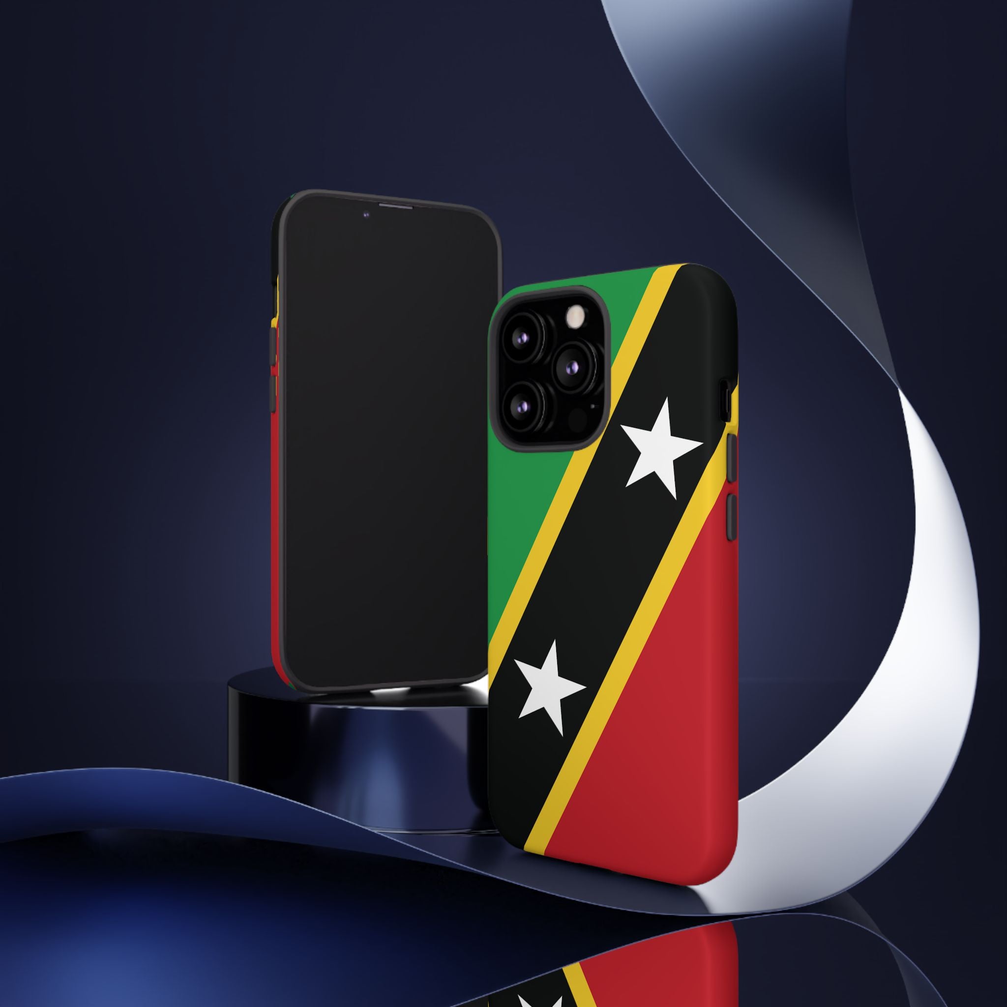 Saint Kitts and Nevis Flag Tough Phone Case -USVI Protective Phone Cover, Caribbean Flag Design, Flag Lover Gift, Island Phone Accessories, - Irie Blues Boutique