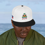 Haiti Zoe Embroidered Snapback Hat