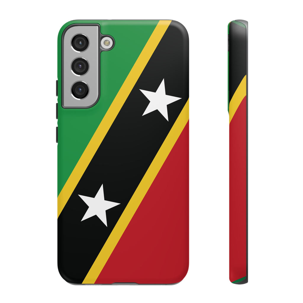 Saint Kitts and Nevis Flag Tough Phone Case - Irie Blues Boutique