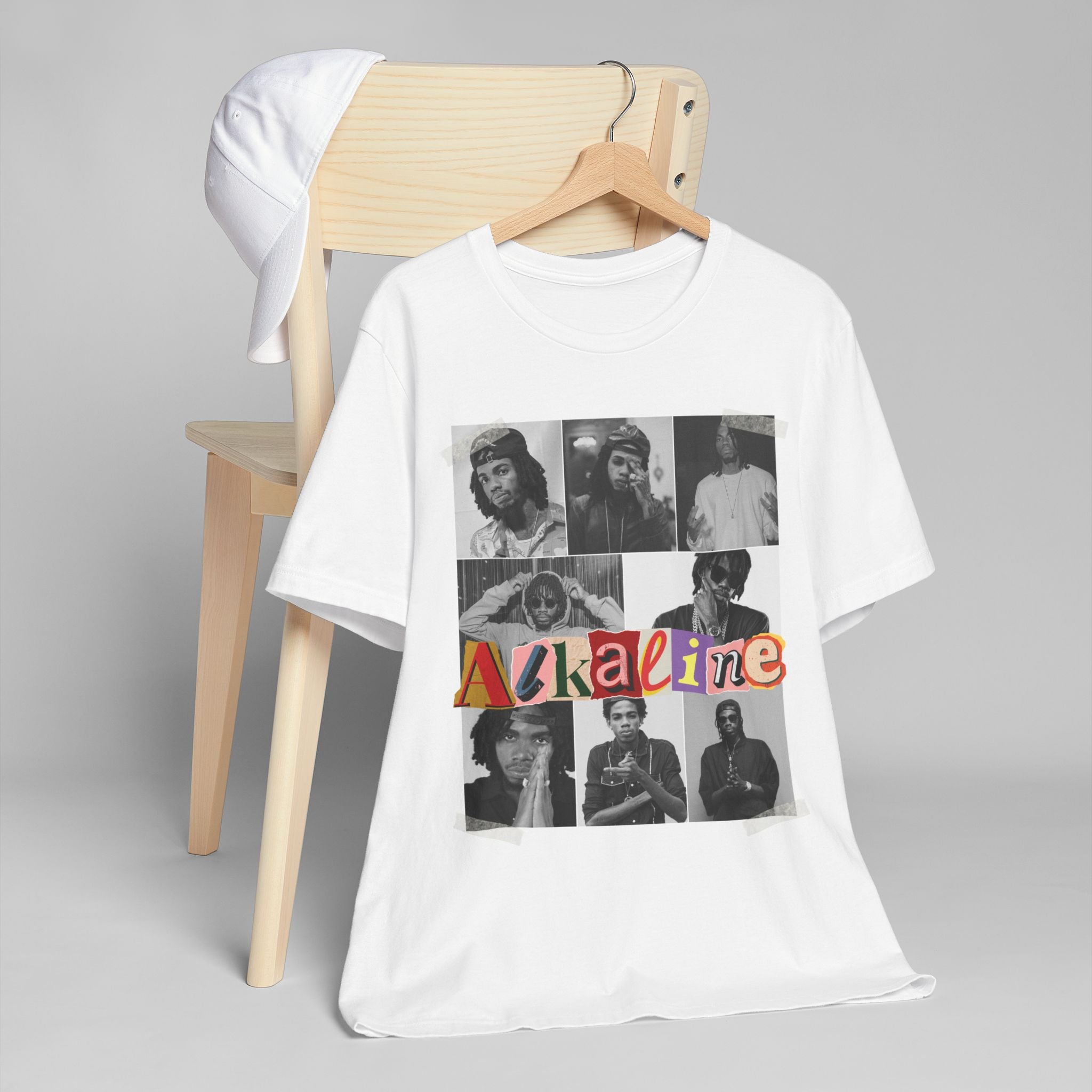 Alkaline If a No Me Then a Who Then Collage T-Shirt