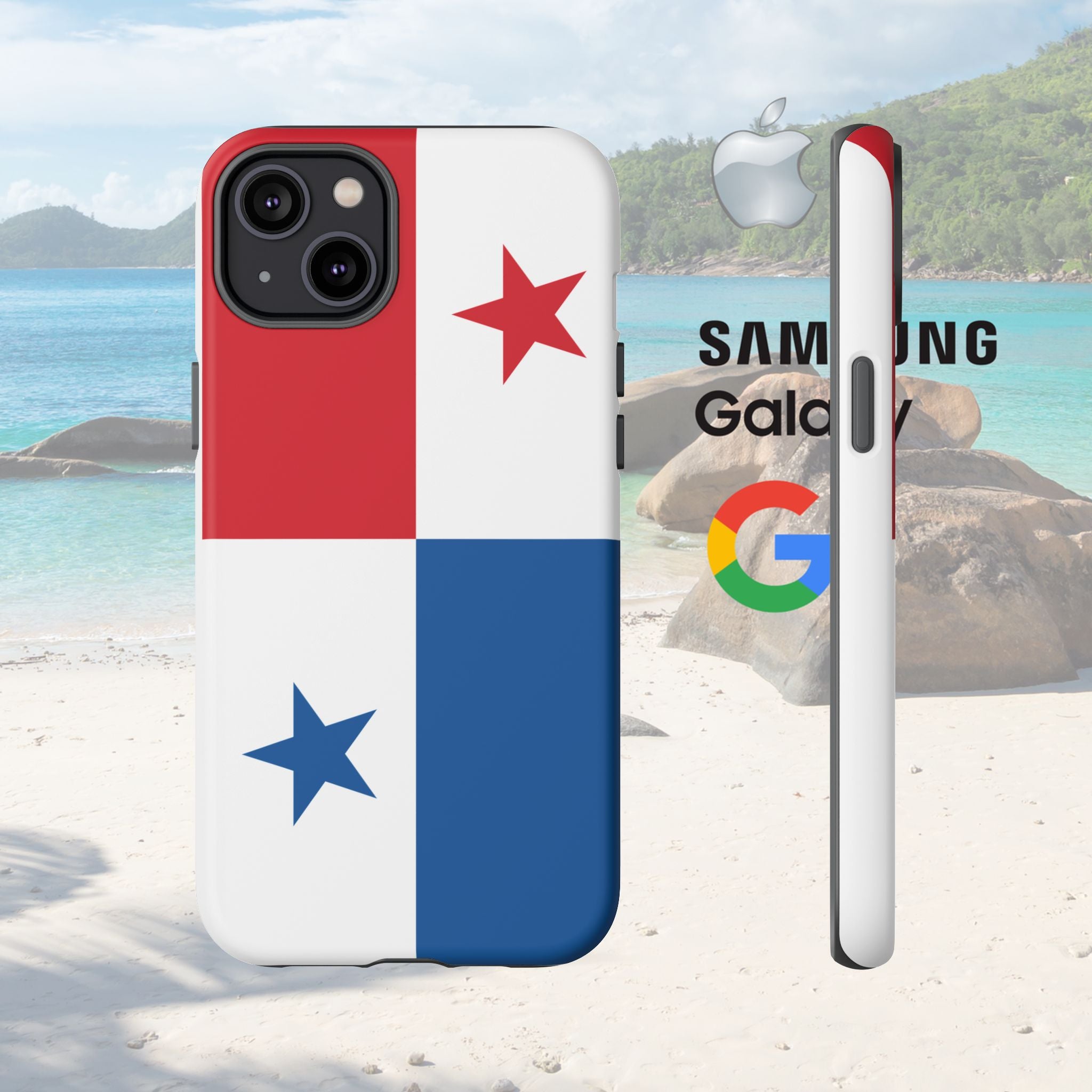 Panama Flag Tough Phone Case - Irie Blues Boutique