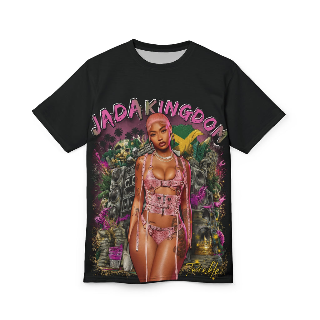 Jada Kingdom Unisex Tee, Reggae Dancehall Artist Shirt, Music Fan Gift, Jamaican Singer Top, Graphic Print Tshirt