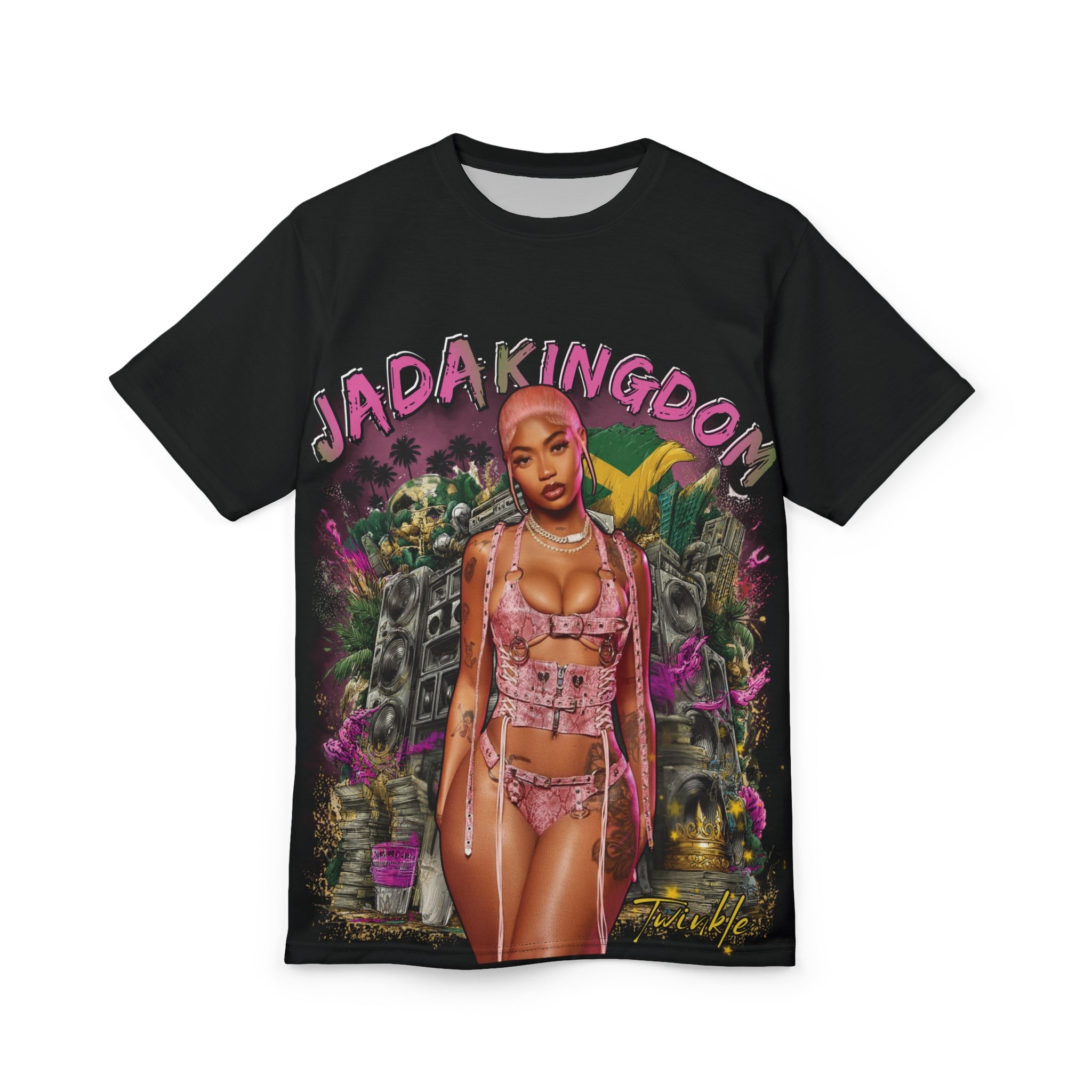 Jada Kingdom Unisex Tee, Reggae Dancehall Artist Shirt, Music Fan Gift, Jamaican Singer Top, Graphic Print Tshirt